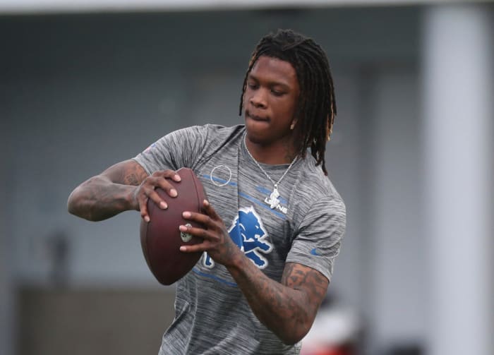 Detroit Lions wideout Jameson Williams